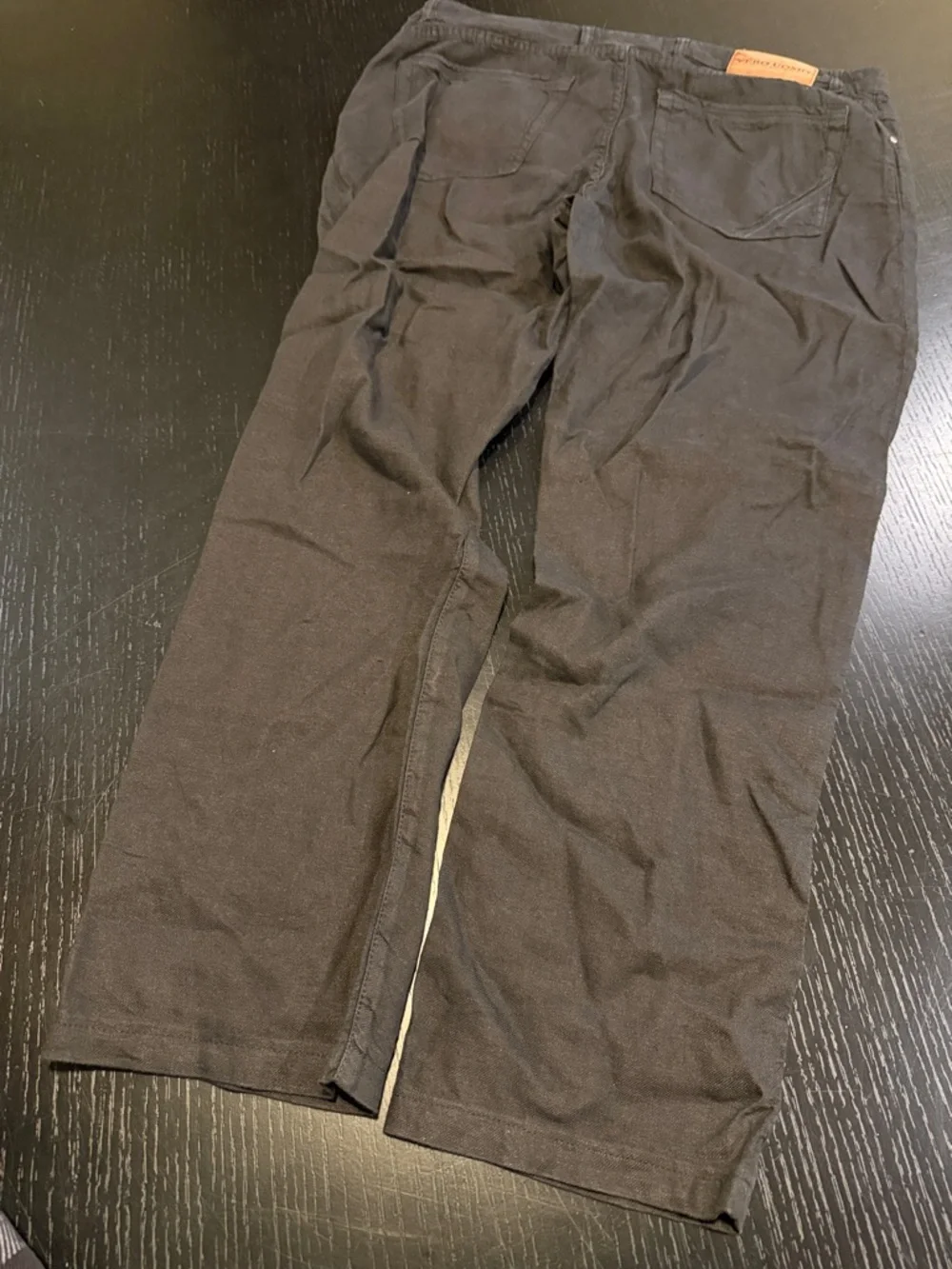 Men's Black Linen Pants